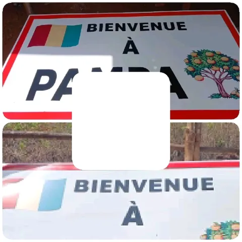 Road Signs with Welcome Messages