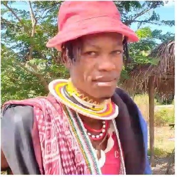 Traditional Attire in Natural Setting