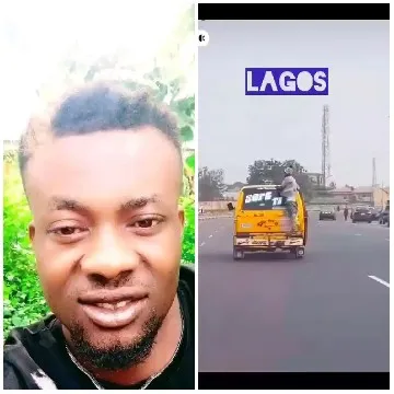 Selfie And Road Scene In Lagos