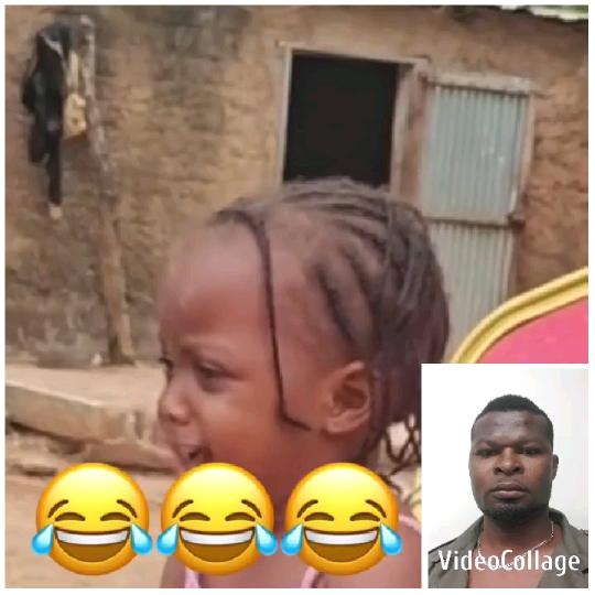 Child Outdoors with Braided Hair