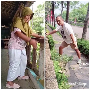 Dancers on Porch and Sidewalk