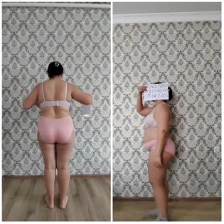 Progress Photo in Underwear