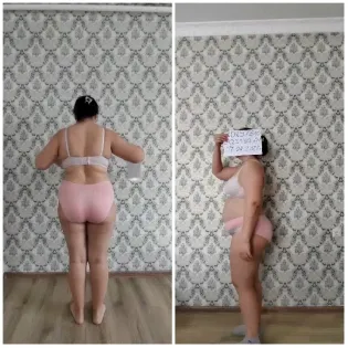 Progress Photo in Underwear