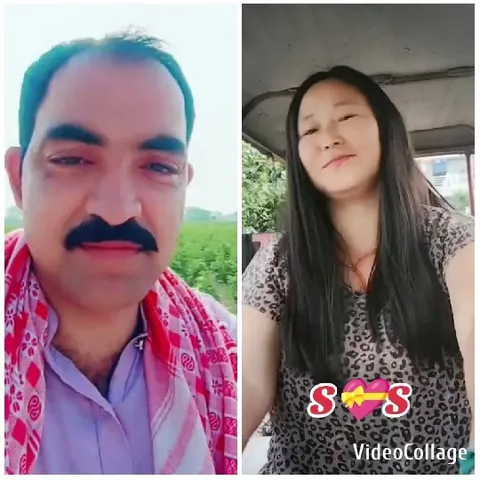 Man Outdoors, Woman in Vehicle