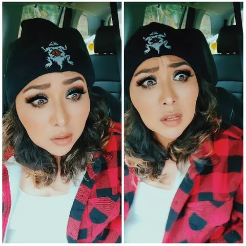 Surprised Woman in Car