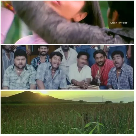 Three Scenes of People and Landscape