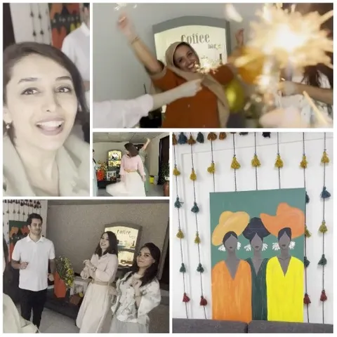 Celebratory Scenes with Smiles
