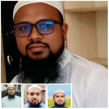 Men in Glasses and Traditional Attire