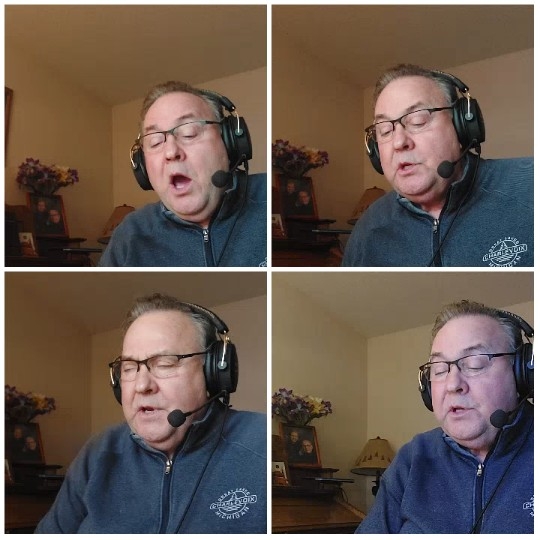 Speaking with Headset at Home