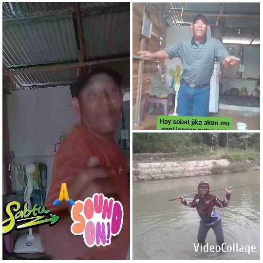 Three Photos of People Posing