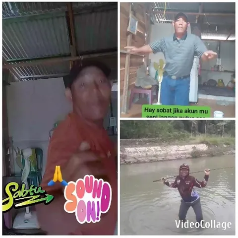 Three Photos of People Posing