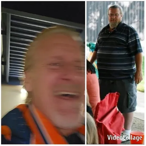 Laughing Person Indoors and Outdoors