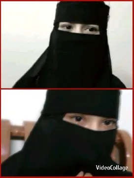 Two Women in Black Niqabs