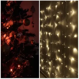 Christmas Tree and Warm Lights