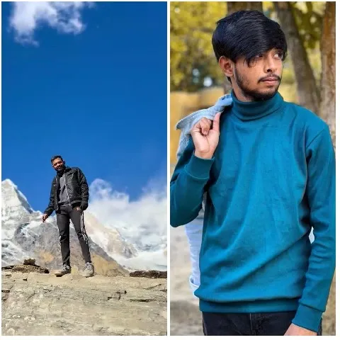 Two People in Different Landscapes