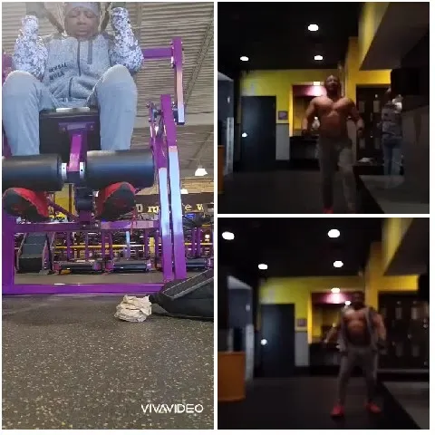 Leg Exercise Machine in Gym