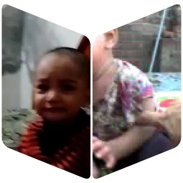 Two Children in Different Settings
