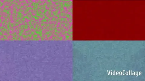 Textured Color Quadrants Display