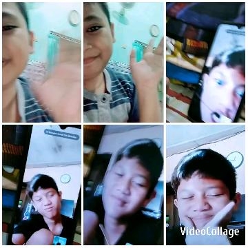 Young Person Smiling on Video Call
