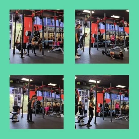 People Working Out in Gym
