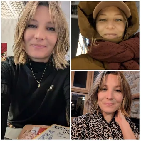 Smiling Person in Various Settings