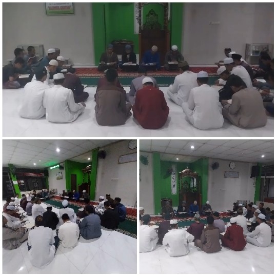 Group Engaged in Activity at Mosque