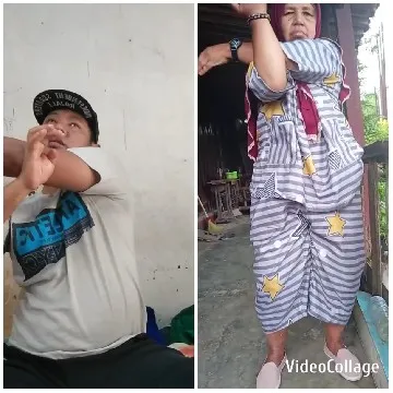 Casual Stretching on Porch