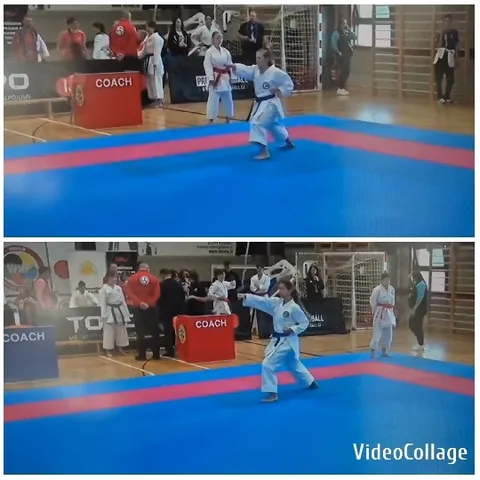 Karate Kata Performance in Gym