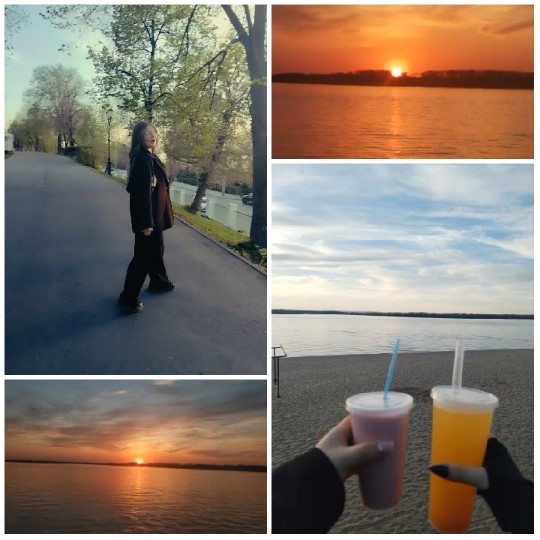 Four Seasons: Pathway, Sunset, Beach, Sky