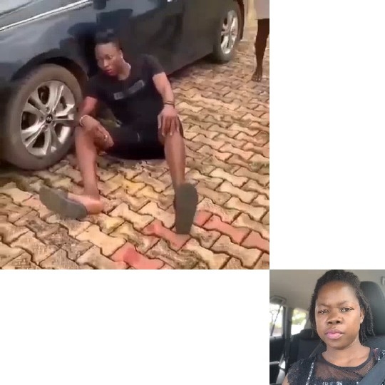 Man Leaning Against Car Looking Upset