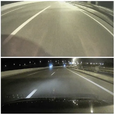 Day and Night Roadway Views