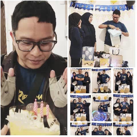 Birthday Celebration with Cake