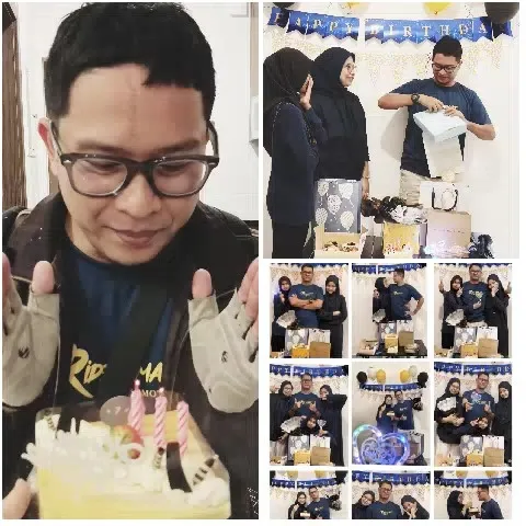 Birthday Celebration with Cake