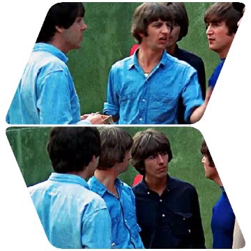 Four People Conversing Outdoors