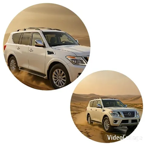 SUV Driving Through Desert Terrain