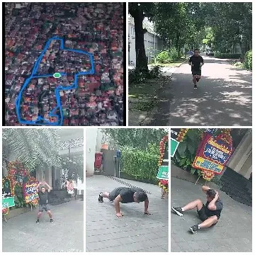 Running Path Exercise Routine