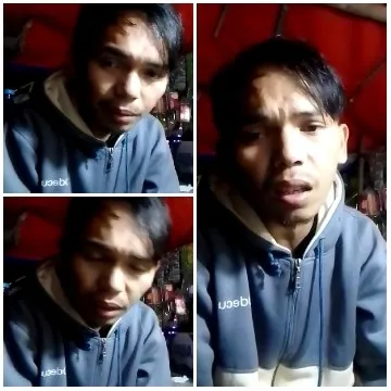 Blue Hoodie in Dim Lighting