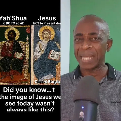 Historical Paintings and Speaker on Stage
