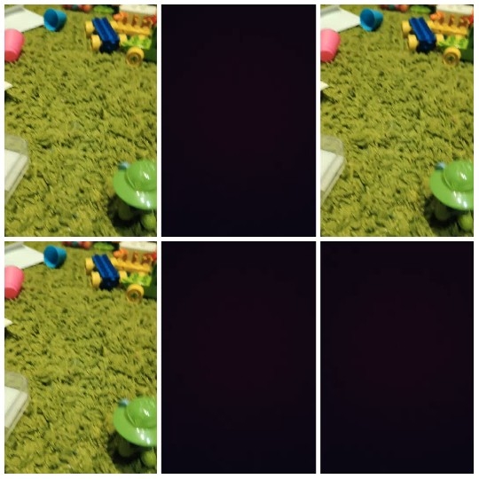 Toys on Green Carpet with Dark Areas