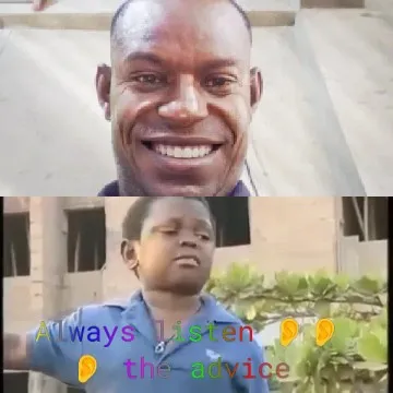 Smiling Person and Serious Young Individual