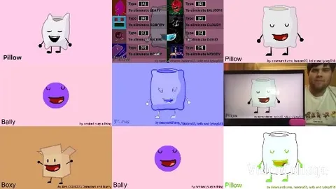 Cartoon Characters in Bright Colors