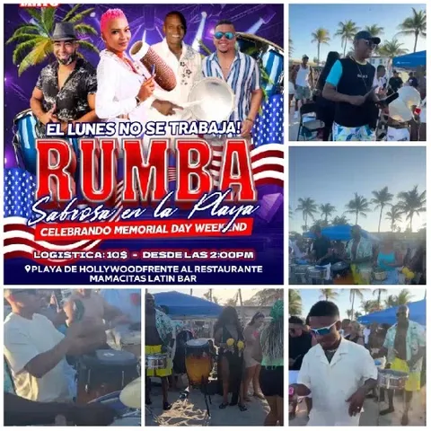 Beach Event with Music and Dance