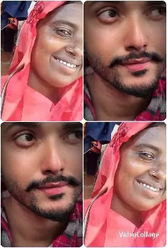 Friendly Close-Ups of Two Individuals