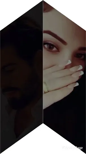 Man and Woman in Neutral Expressions