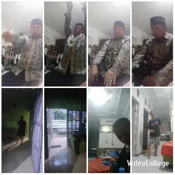 Man Gesturing in Traditional Clothing