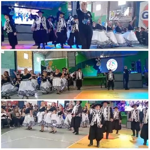 Traditional Dancers in Performance Hall