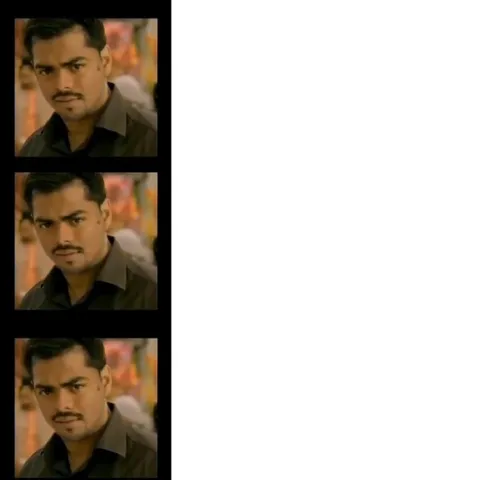 Man with Mustache in Focus