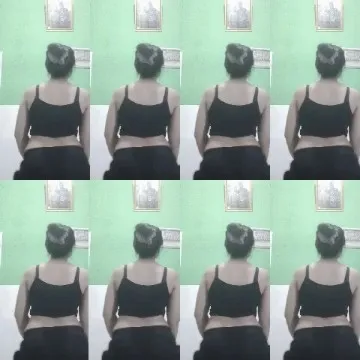Grid of Identical Images from Behind