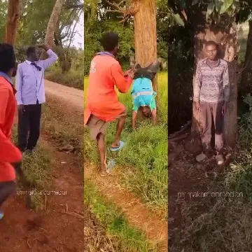 Helping Friend Upside Down