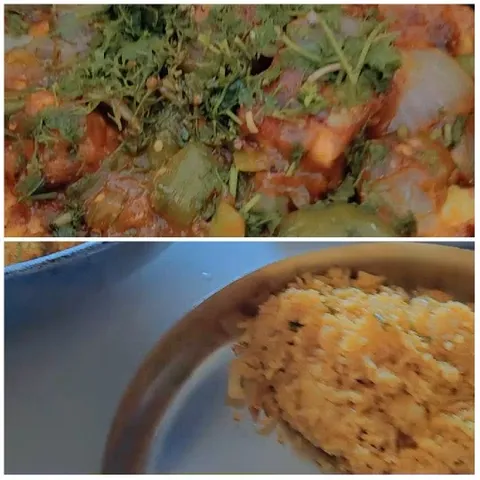 Spicy Curry and Rice Dish